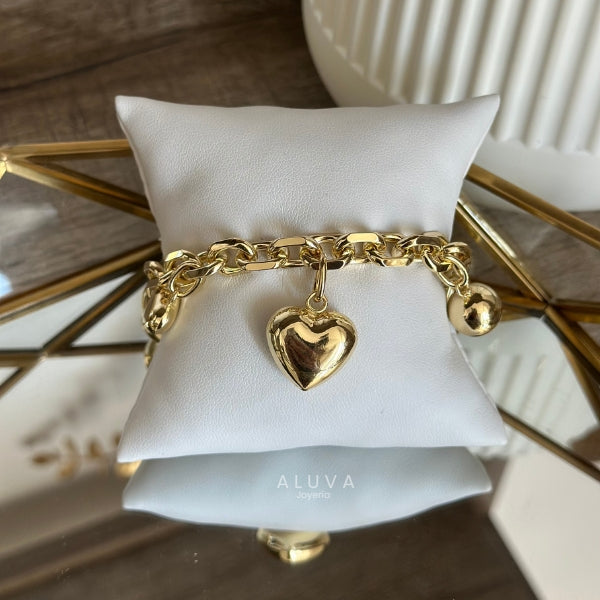 Pulsera eslabones con dijes