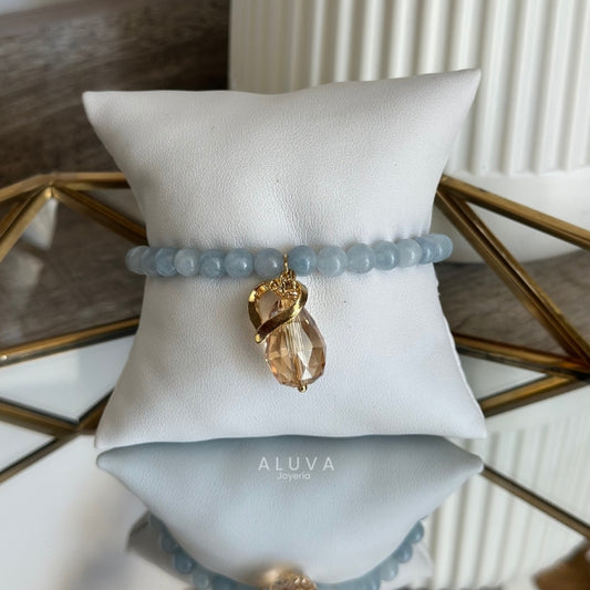 Pulsera piedra azul